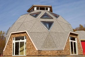 Как самостоятельно  построить купольный дом