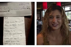 Официантка получила 1200 долларов за веру в бога