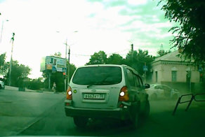 Авария дня. Массовая авария в центре Астрахани
