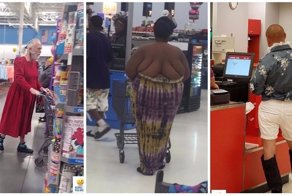 Эти люди просто пришли за покупками в американский супермаркет Walmart