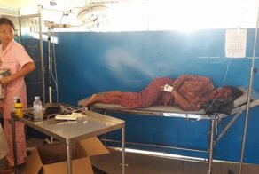 Велосипедистка получила серьёзные травмы лица