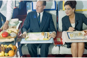 Как выглядел бизнес-класс швейцарской авиакомпании Swissair в 60-е
