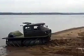 Шнековый вездеход УАЗ
