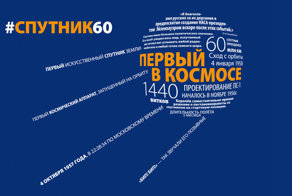 #Спутник60 Юбилей запуска первого искусственного спутника Земли