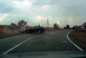 Обгон в повороте не удался