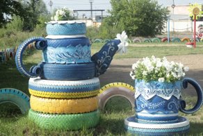 А как украсили ваш двор?