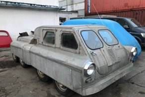 Челябинский восьмиколесный вездеход на агрегатах "Победы"
