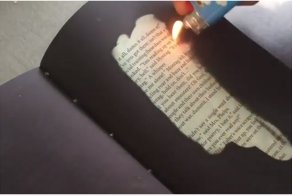 Создана книга, которую перед прочтением надо «сжечь»