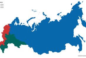 Что получится, если разделить страны на 3 равных по населению части?