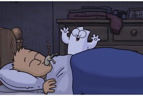 Серия мультфильма про кота Саймона впервые вышла в цвете