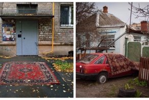Невероятные приключения ковров в России: 29 фото, подтверждающих креативность русских людей