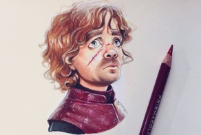 Мультяшные портреты героев "Игры престолов" от тульской художницы