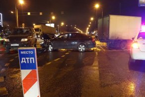 Авария дня. Столкновение трех автомобилей на северо-востоке столицы