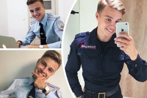 Полицейский с лицом кукольного Кена из Санкт-Петербурга покорил Сеть