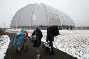Необычный ангар в Германии