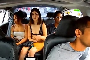 Девушка украла деньги у таксиста с улыбкой на лице