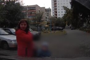 Не адекватная женщина боролась за место парковки!