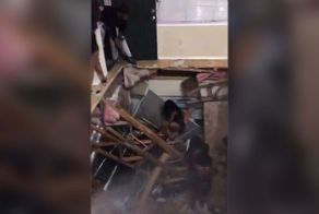 Студенты провалились под пол во время вечеринки 