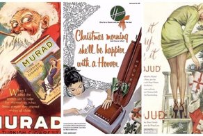 Сексистская рождественская реклама 50-х и 60-х годов