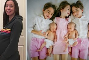 Мать тройняшек снова забеременела. Когда увидела результаты УЗИ, закричала от удивления!