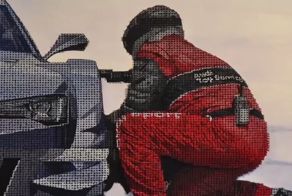 Картины из шурупов от Эндрю Майерса