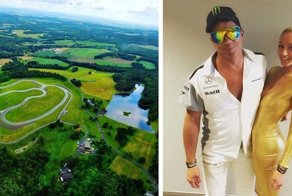 Банковский служащий построил на на заднем дворе своего дома трассу Формулы-1