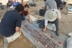 В древнем монастыре найдена мозаика, которой 1500 лет