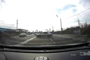 Авария дня. Водитель вылетел через заднее стекло в Краснодаре