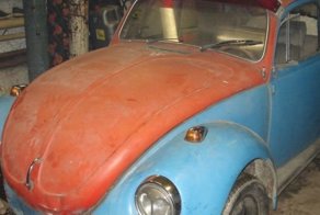 Реставраторы знатно поработали над старым Volkswagen Beetle