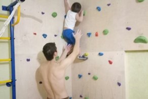 Подробный рассказ о том, как я своими кривыми руками построил домашний скалодром