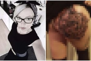 Британка набила себе на попе огромную розу. Но это лишь для того, чтобы скрыть страшные шрамы
