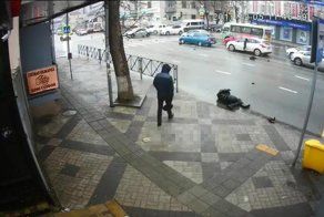 Жесткая авария с мотоциклистом в Краснодаре