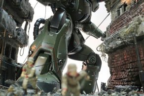 Сборные модели мехов Gundam #2 Диорамы