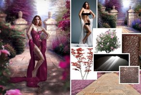 Фотограф создает сказку с помощью случайных картинок из интернета