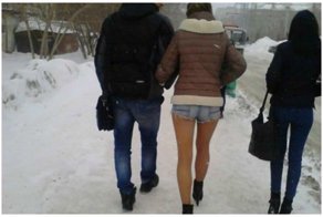 Голый лед - дрожать, но форс держать!