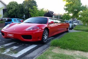 Экзотический лимузин Ferrari  в Мельбурне