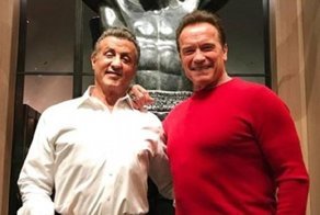Арнольд Шварцнеггер отпраздновал Рождество с Сильвестром Сталлоне