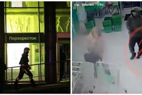 Появилось видео с подозреваемым во взрыве питерского «Перекрёстка»
