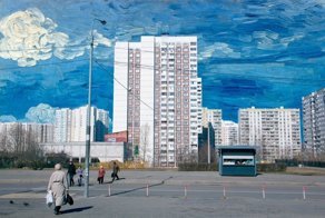 Шедевры мировой живописи в унылых российских пейзажах