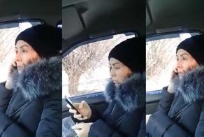Криминальный водитель такси: женщина требует сдачу "вперед"