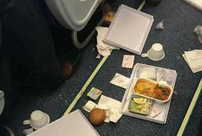 Из-за турбулентности пассажиры парижского рейса остались без обеда
