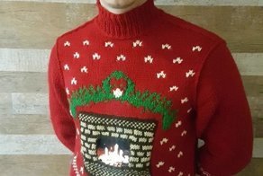 Классная идея новогоднего свитера