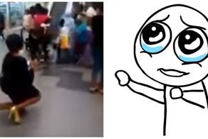 Девушка сделала публичное предложение руки и сердца, но получила отказ