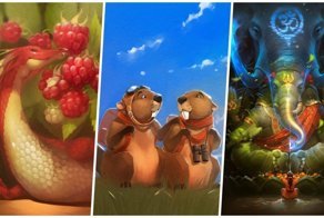 Чудесные иллюстрации Александры Хитровой