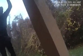 Преступник попытался сбежать от полиции, спрыгнув со второго этажа