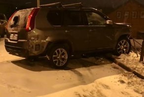 Человек на сером Nissan разнес 12 авто на глазах их хозяев