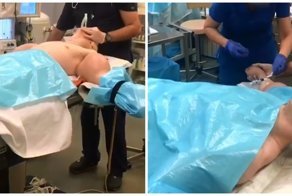 В сеть попало видео с операции по удалению рук-базук