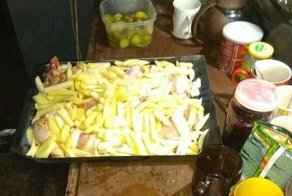 Как готовят обед в прокатном цеху