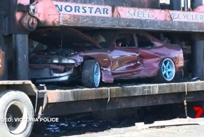 Полиция Австралии уничтожает машины конфискованные у стритрейсеров