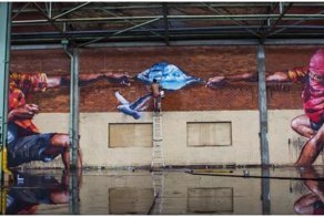 Что получается, когда граффити-художникам дают на растерзание заброшенный ангар и неограниченные запасы краски